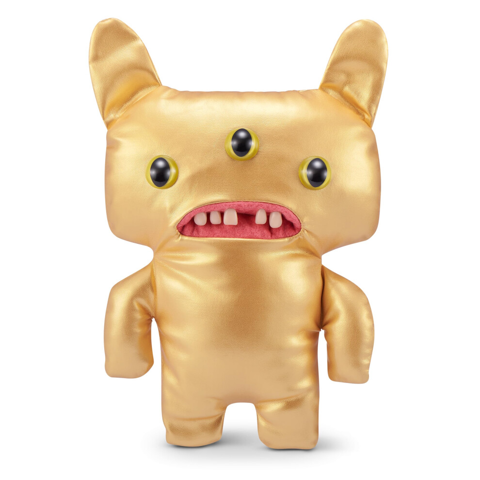 Photos - Other Toys ZURU Fuggler Gold Fuggs Soft Plush Toy Collectible Reeko All Over Gold