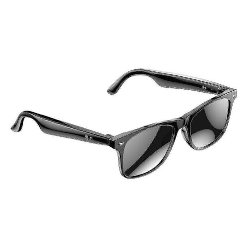 (Black)AI-Enabled Smart Glasses with Intelligent Translation and Bluetooth Calling Features Hands-Free Wearable Tech -YT4 1