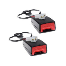 2x Front Driver Seat Belt Buckle Plug Connector Warning Cable Camlock Duty Replacement