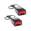 2x Front Driver Seat Belt Buckle Plug Connector Warning Cable Camlock Duty Replacement 1
