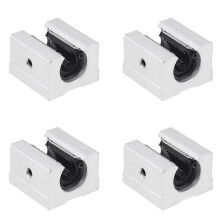 4pcs SBR16UU Linear Ball Bearing Slide Blocks for SBR16 Linear Rail Systems Smooth Motion Guide Components