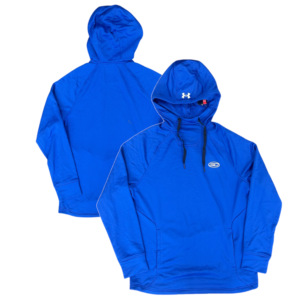 (L) Under Armour Men's Hoodie Blue SC30 Steph Curry Hoodie - New