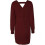 (red, S) Women's Sweater, Cocktail Batwing Sleeve Knit Sweater 4