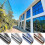 (40x500 cm, Blue) Privacy Window Film Sun Blocking Mirror 2
