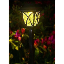 (3pack, Warm light) 3pack/6pack/9pack Solar Power Lawn Stake Light Waterproof Garden Outdoor Led Lamp