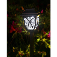 (3pack, White light) 3pack/6pack/9pack Solar Power Lawn Stake Light Waterproof Garden Outdoor Led Lamp