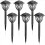 (6pack, colored light) 3pack/6pack/9pack Solar Power Lawn Stake Light Waterproof Garden Outdoor Led Lamp 3
