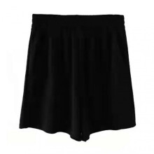 (XXL, Black) Summer Shorts Women\'s Casual High Wasit Cotton Shorts Student Harajuku Solid Loose