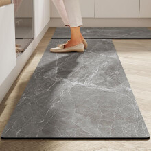 (Beige-Style 1, 50*80cm+50*150cm) Diatomite Absorbent Kitchen Mat, 2 Counts/set Non-slip Kitchen Rug, Rectangle Home Decor Floor Mat, Runner Carpets,Bathroom Mat