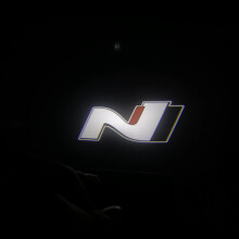 Autotür-LED-Projektor-Lichter, universelles kabelloses Willkommenslicht, N-Logo für Hyundai N LINE Veloster Kona