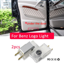 2X Für Mercedes Benz E W210 W639 Sprinter VIANO VITO amg Led Auto Tür Logo Laser Projektor Licht Styling Logo