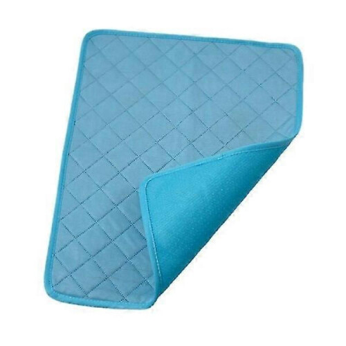 (XL-100*70cm, blue) Dog Cooling Mat Summer Pad