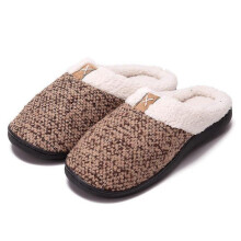 (us11-12) Women's Cozy Memory Foam Slippers Fuzzy Wool-like Plush Fleece Lined House Shoes W/indoor, Outdoor Anti-skid Rubber Sole