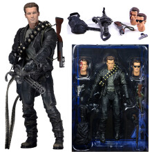 (C σε τσάντα PP) Terminator T-800 Action Figure Dark Fate Sarah Terminator 2 T-800 Connor Action