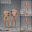 (BD007)COOMODEL 1/6 Standard scle Αρσενικό σώμα στρατιώτη BD001 BD002 BD003 BD0 2