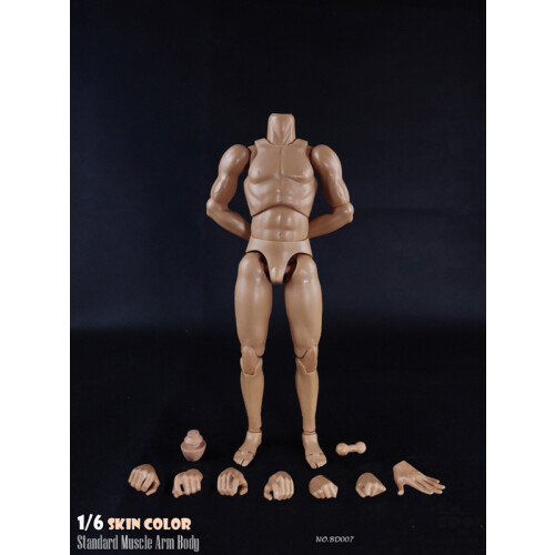 (BD007)COOMODEL 1/6 Standard scle Αρσενικό σώμα στρατιώτη BD001 BD002 BD003 BD0