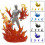 (Αρ. 23 με κουτί) Action Figure DIY Burning Flame Μοντέλο Σκηνικού Ειδικ 2