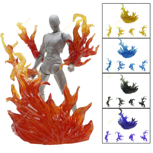(Αρ. 23 με κουτί) Action Figure DIY Burning Flame Μοντέλο Σκηνικού Ειδικ 1