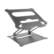 (Black gray) Laptop Stand Adjustable Notebook Stand Collapsible Laptop Stand Vented Laptop Stand Foldable Lightweight