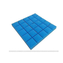 (Blue) Acoustic Foam Soundproof Foam Wedge Protective Sponge