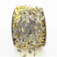 Gold Artificial Leaf Leaves Vine Wedding Decoration Foliage Handmade