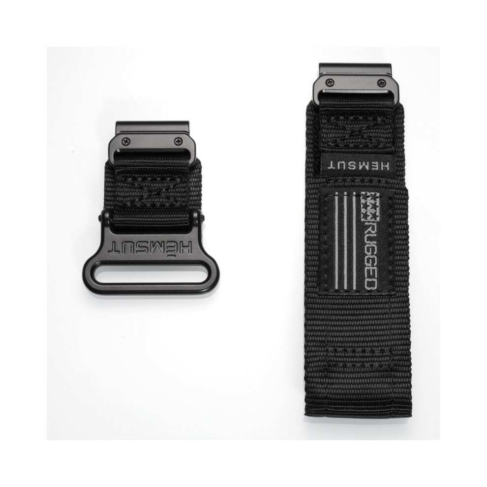 (26 mm - 125 g - noir) Bracelet de montre sport militaire en nylon pour montres Gramin Fenix 1, 2,