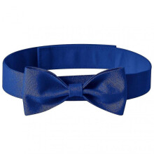 (M, Blue) Dog Neck Tie Solid Color Adjustable Head Wear Pet Bow Collar Dog Accessories For Wedding Party
