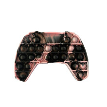 (Rosa negro) Push Pop It Fidget Toy Stress Relief Juego de mano Gamepad