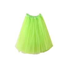 (One Size, Mint Green) Skirt Womens Pleated Gauze Short Adult Tutu Dancing