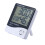 Temperature Digital Lcd Humidity Meter Clock Indoor Hygrometer Thermometer Nice 9