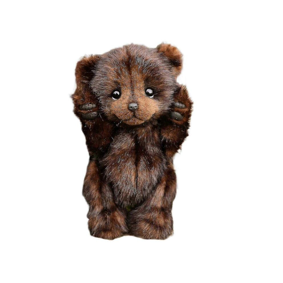 Alpaca fur plush teddy bear