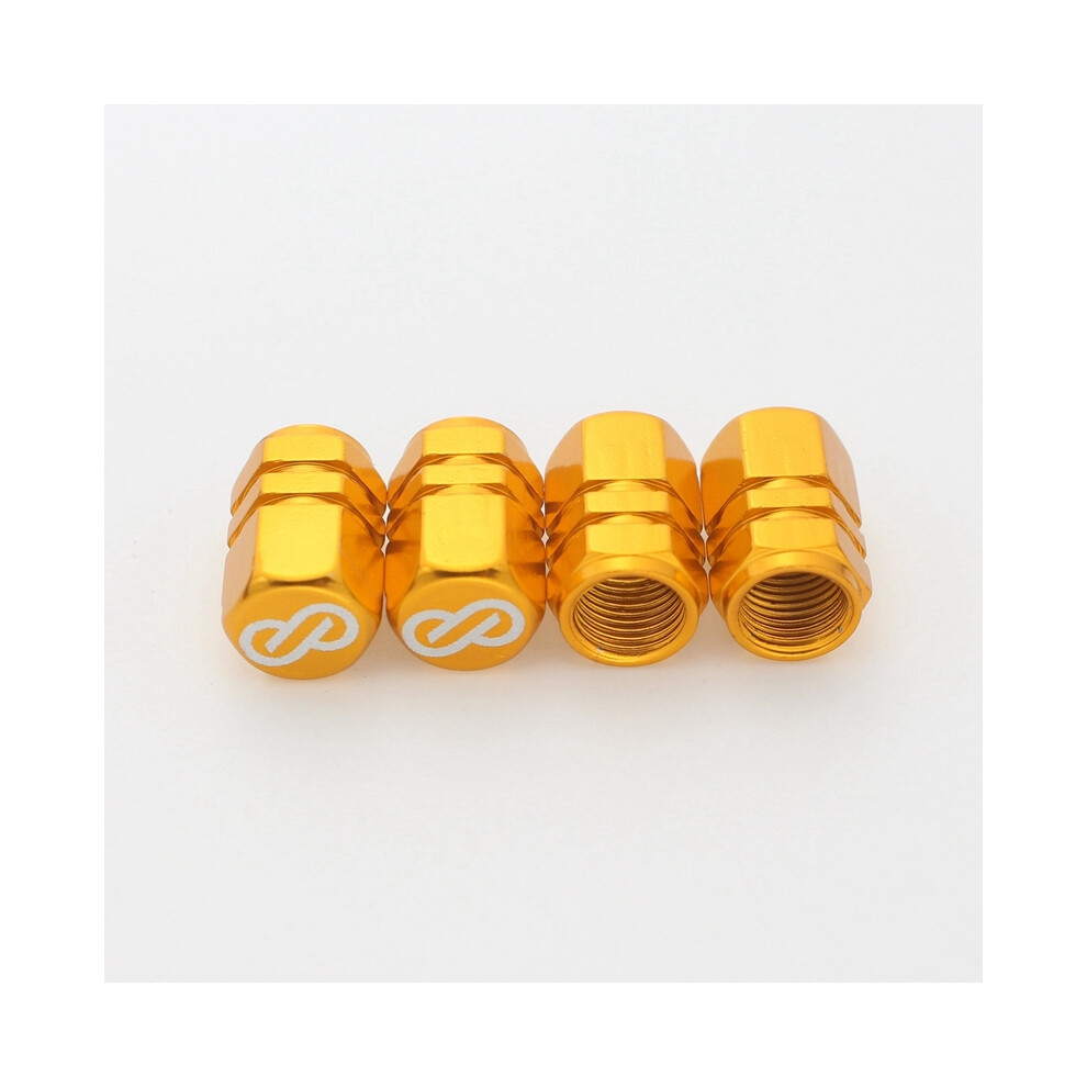 (4PCS GOLD ENKEI)4PCS Car Accessories Wheels Tyres Tire Valve Caps ADVAN RAYS VOLK SSR WORK XXR ENKEI