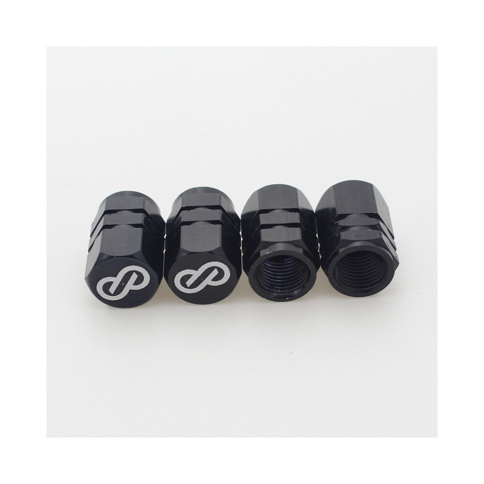 (4PCS BLACK ENKEI)4PCS Car Accessories Wheels Tyres Tire Valve Caps ADVAN RAYS VOLK SSR WORK XXR ENKEI