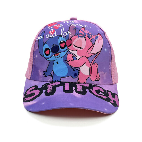 (Style 48) Lilo Kids Stitch Baseball Cap Polyester Material Protection Sun Breathability