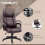 Vinsetto Vinsetto High Back 6 Points Vibration Massage Executive Office Chair, Brown 6