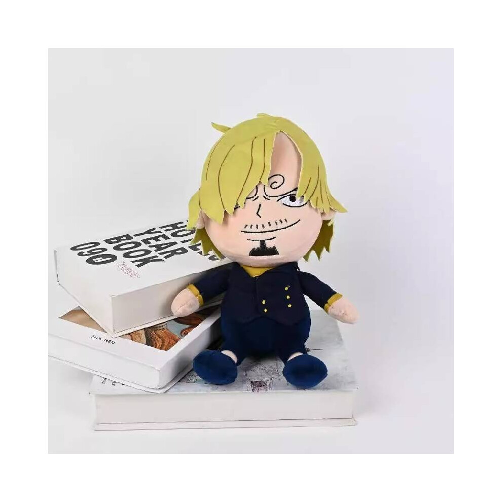 (Sanji) Chopper One Piece Sabo Roronoa Zoro Plush Toy Cartoon Doll Kids Decoration Gift