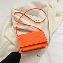 (Orange) Versatile Modern And Shoulder Bag Ideal For Daily Commuting And Street Style Looks