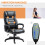 Vinsetto Vinsetto High Back 6 Points Vibration Massage Executive Office Chair, Black 4