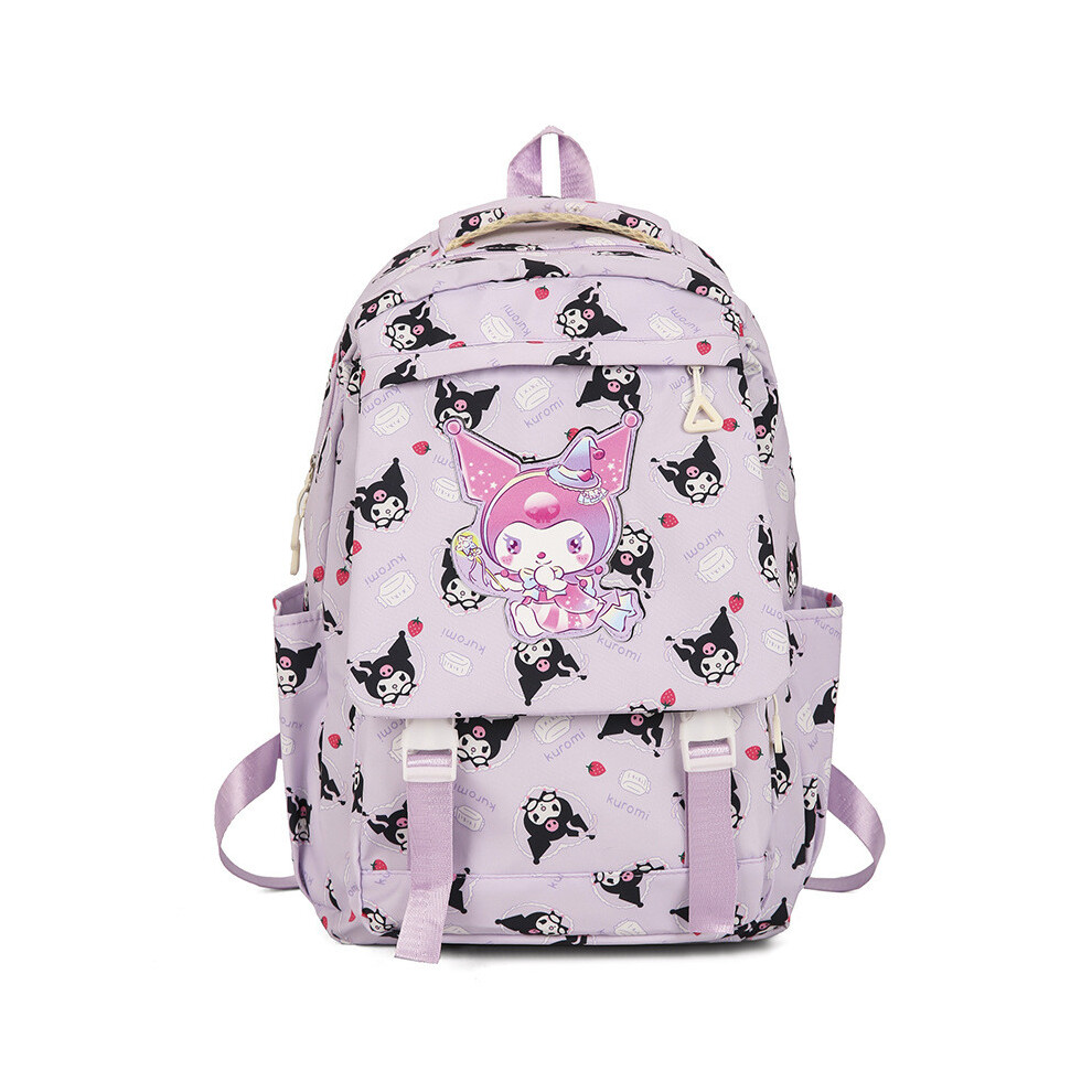(Purple) Cute Creative And Girls Backpack Multicolor Options Ergonomic Design School Use For-image-OPC-PHK85BB-NEW