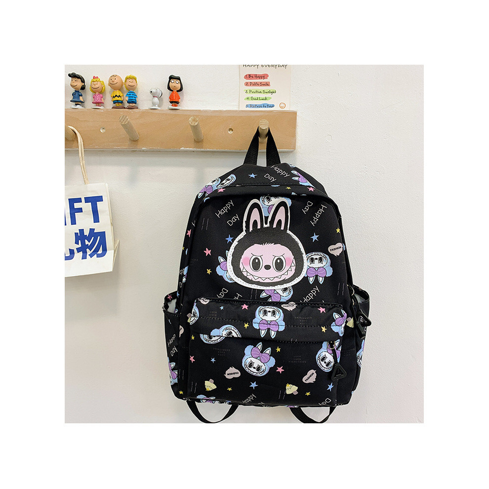 (Black) Kids Cartoon Adorable Backpack For Preschool Boys And Design Lightweight Girls