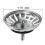 3.5 inch diameter strainer replacement with 18 drainage slots for Blanco sinks Drain Accessory Strainer Product 4