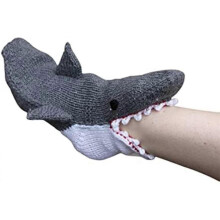 (gray) Warm Knit Crocodile Socks for Women and Men-Animal Design Ankle Socks for Indoor Winter Wear