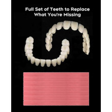 DIY Denture Kit for Home Use Customizable Fake Teeth Solution for Perfect Smile Dental Care Cosmetic Enhancement