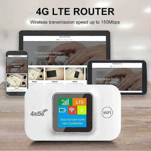 4G 5G Mobile Hotspot WiFi Router with SIM Slot EU Wide Coverage Portable Wireless Network Device 1
