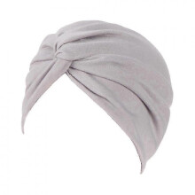 (light gray) Colorful Islamic Head Scarf for Women with Knot Design,Suitable for Various Brands