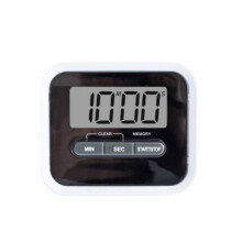 (Black) Lcd Large Kitchen Cooking Digital Timer Count Down Up Clock Alarm Magnetic Loud