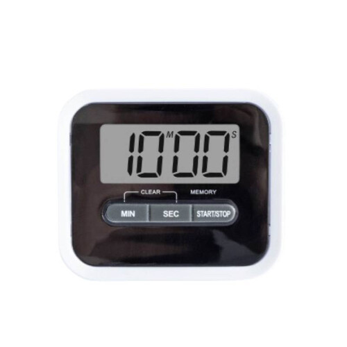 (Black) Lcd Large Kitchen Cooking Digital Timer Count Down Up Clock Alarm Magnetic Loud