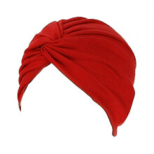 (bright red) Colorful Islamic Head Scarf for Women with Knot Design,Suitable for Various Brands