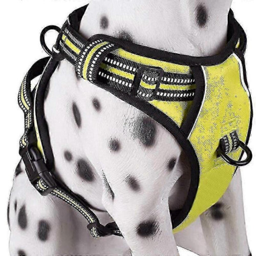 (45-65CM,Green)No-Pull Padded Adjustable Dog Harness for Large Breeds,Training and Outdoor Walking 2