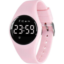 (08-Pink) Digital Sports Watch for Kids Ages 5-12 with Fitness Tracker Alarm Stopwatch Waterproof No App Needed Children Activity Tracker